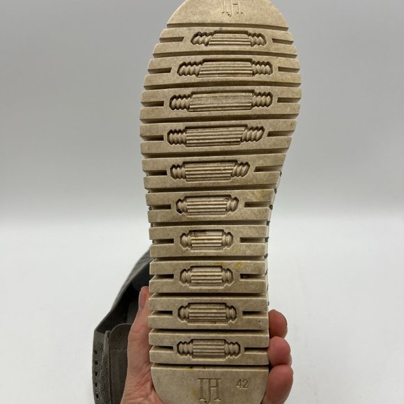 ILSE Jacobsen Tulip 139 Perforated Slip-On Sneaker in‎ Gray Fabric Size 10 - Picture 6 of 9